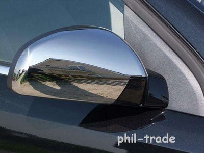 Edelstahl Spiegelkappen Set passend für Opel Vectra C Opel Signum 2002-2008 Auto
