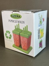 Popsicles Molds Ozera Set of 6 Ice Pop Molds Maker Easy Release (1391)