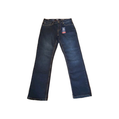 Chaps Relaxed Straight Fit Jeans Freedom Stretch Size 32 X 34 Deep Sea Blue NWT - Picture 2 of 6