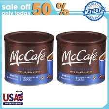 2 Pack McCafe Colombian Arabica Beans, Medium-Dark Roast, Ground Coffee, 30 oz