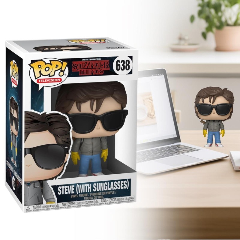 For Funko Pop Steve Sunglasse (638) Stranger Things Netflix TV Vinyl Figure