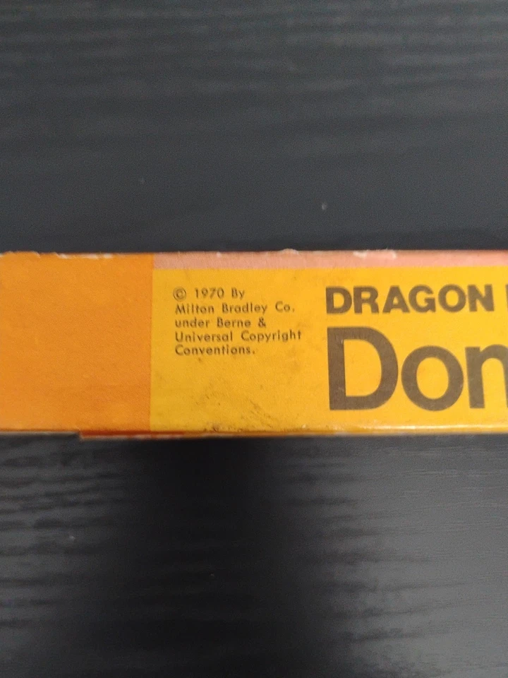 Milton Bradley 1970 Vintage Madera Dragón Doble Seis Dominó Juego Completo 28 piezas Foto 4 de 4