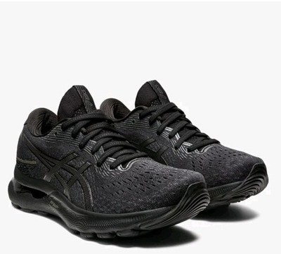 ASICS Gel-Nimbus 24 Women's Running Shoes Black - Size 8.5 D Wide