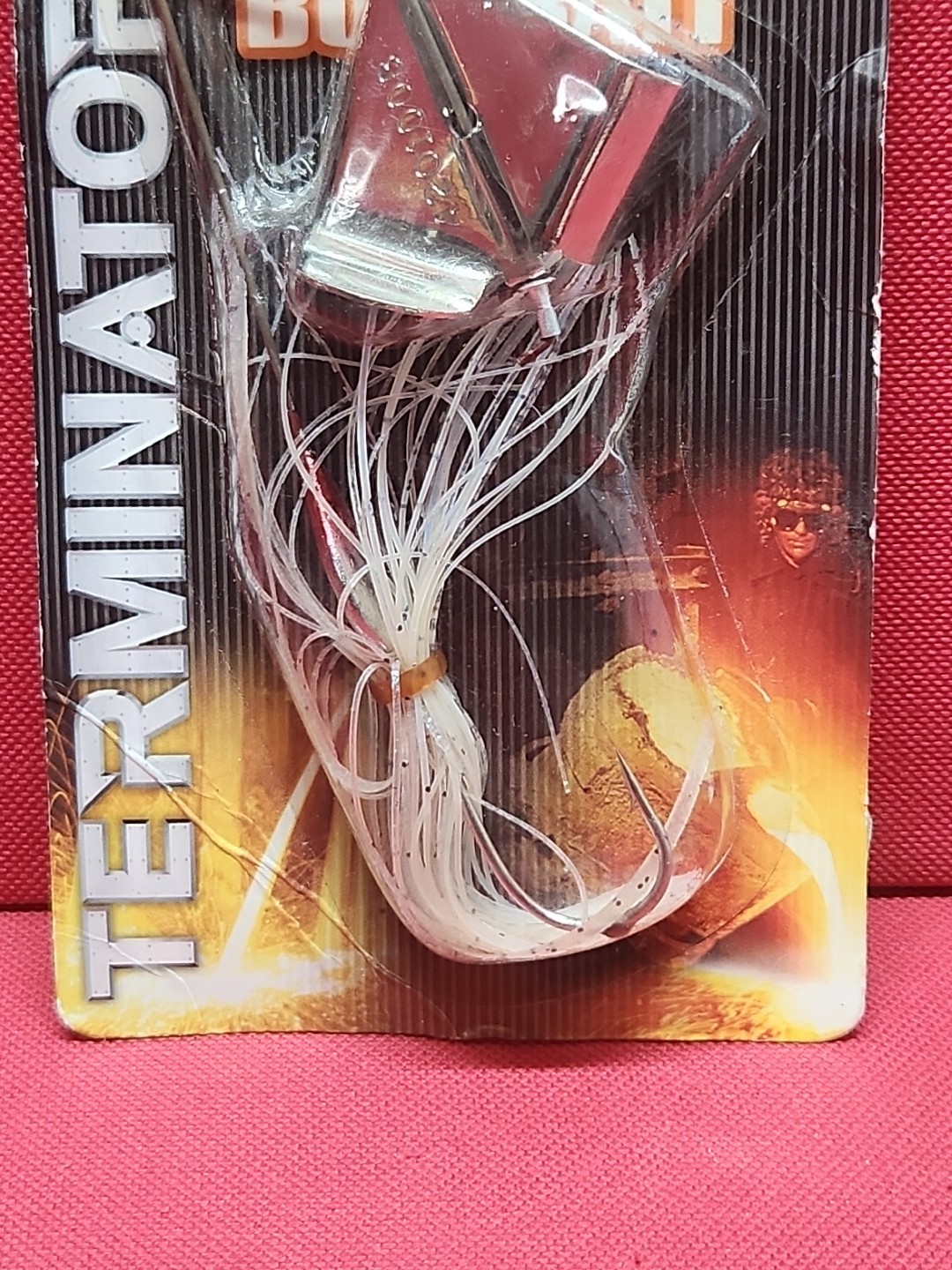 RARE Terminator SUPER STAINLESS Series 1/2 oz Original Buzzbait NEW Blue Glimmer - Image 3
