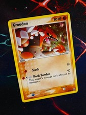 MP Pokemon GROUDON Card EX EMERALD Set #5/106 Holo Foil Rare#3 on eBay