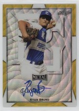 2019 Leaf Perfect Game All-American Classic Gold Wave 2/2 Ryan Bruno Auto fv8