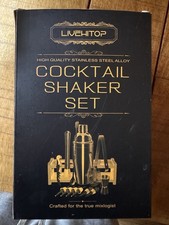 Modern Mixology Cocktail Shaker Professional Bartender Kit Gift Box