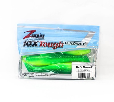 Zman Soft Köder Diezel MinnowZ 7 Zoll 3/Pack Sexy Mackerel (3111)