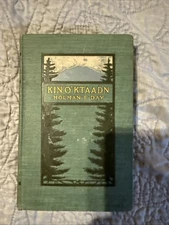 Antique Book Decorative Gold Gilded Cover Kin O' Ktaadn, 1904