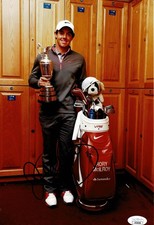 Rory McIlroy Signed 12X8 Photo 2014 Open Championship AFTAL COA (3094)