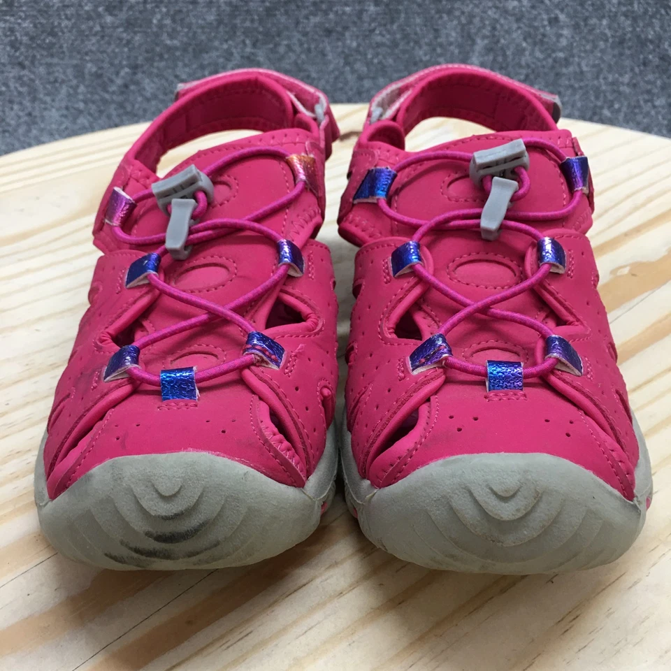 Sapatos Arizona Jean Co Youth 4 M Marlina pescador rosa couro sintético com cadarço plano - Imagem 4 de 4