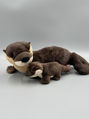 Wild Republic River Sea Otter W/ Baby Plush 13  Realistic Stuffed Animal 2022