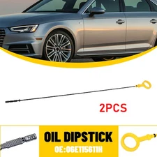 Fit AUDI S4 S5 Q5 SQ5 Q7 3.2L 3.0T 2008-16 2017 2018 2X Oil Dipstick 06E115611H