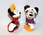 Disney Christmas MICKEY MOUSE Kissed by MINNIE MOUSE Salt & Pepper SHAKERS — photo 2