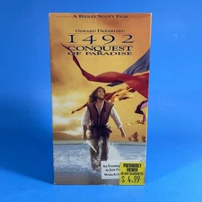 1492 Conquest of Paradise VHS 2 Tape Set Warner Home Video 1993 Vintage Movie
