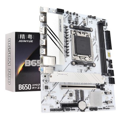JGINYUE AM5 B650 Mainboard Micor-ATX, DDR5, unterstützt AMD Ryzen 7000/8000/9000
