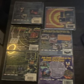 Sega Dreamcast 6 Game Collection Shenmue Sonic Shuffle Crazy Taxi Soul Reaver