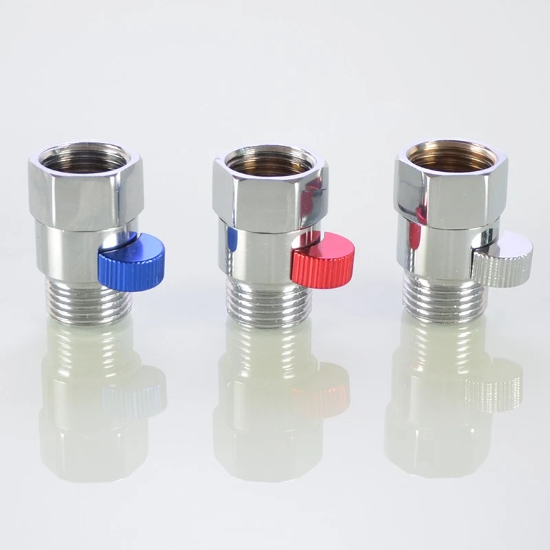 1/2" Female/Male Flow Control Shut-OFF Valve Water Saving Shower Head Valves - Image 3 of 4