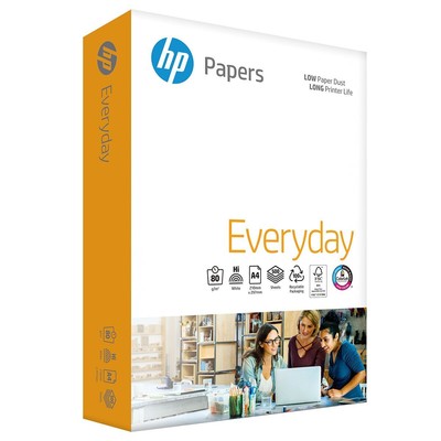 HP Everyday A4 80gsm Copy Paper with ColorLok Technology, Acid Free ...