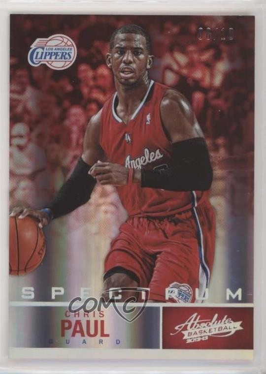 2012-13 Panini Absolute Spectrum Platinum /10 Chris Paul #37 5ir