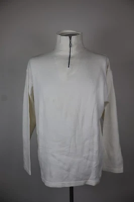 HUGO BOSS Sweat À Capuche Avec Zip Homme Tg L MAN Sport Vintage Coton - Photo 1/4