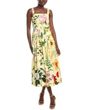 Oscar De La Renta Maxi Dress Women's Yellow 00