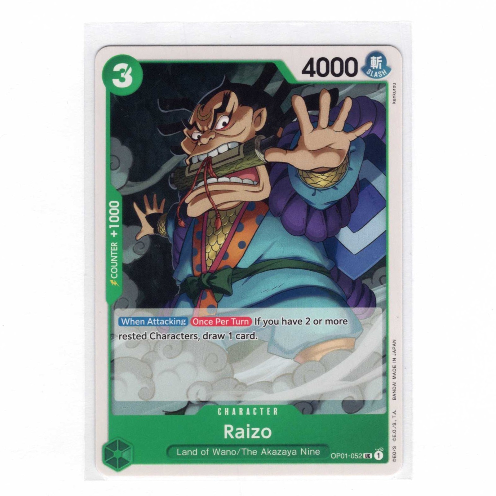 Raizo One Piece Romance Dawn OP01-052