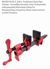 Bessey PC34-2 Clamp pipe 3/4 Inch