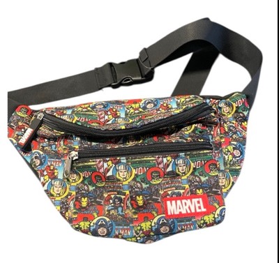 Marvel Avengers Fanny Waist Bag DC Comics Super Hero s Iron Man Hulk Thor NWT