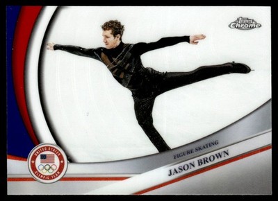2026 Topps Chrome Olympics Red White & Blue Jason Brown #117