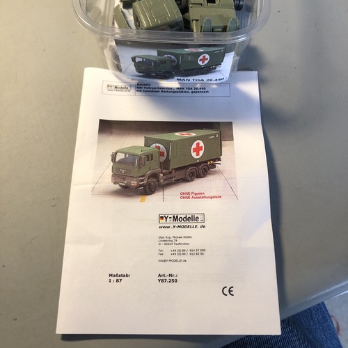Roco | 283 Spur H0 Lance Raketenwerfer Militär Konvolut | IVECO, MAN, MB | #6 - Bild 2 von 17