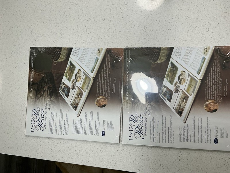 Creative Memories Lot of 2 12x12 Page Protectors 16ct New Sealed 2001