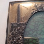 VINTAGE METAL WASHINGTON DC SOUVENIR PICTURE FRAME FRAME ~ 4" x 3 1/8" — photo 4