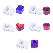 Jar Box Silicone Mould for Organizing Trinkets Jewelry Holder Case Mold