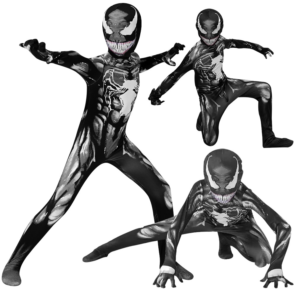 Boys Tobey Maguire Outfit Jumpsuit Fancy Dress