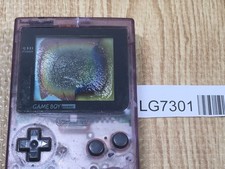 LG7301 With Defects - GameBoy Pocket Clear Purple Console Nintendo Japan