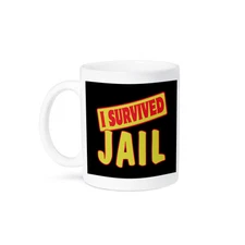 3dRose, I Survived Jail Survial Pride And Humor Design, Mug