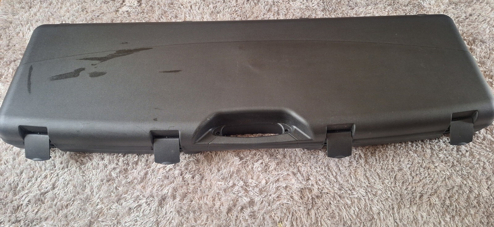 Single Rifle Case Egg Foamed Lined Hard Sturdy Case Airline Approved eBay