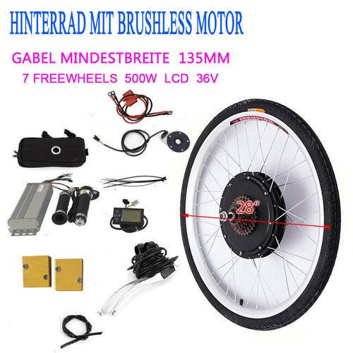 New 28 " 36V LCD Electric Bicycle Motor Conversion Kit For E-Bike Rear Wheel UK - Picture 8 of 16