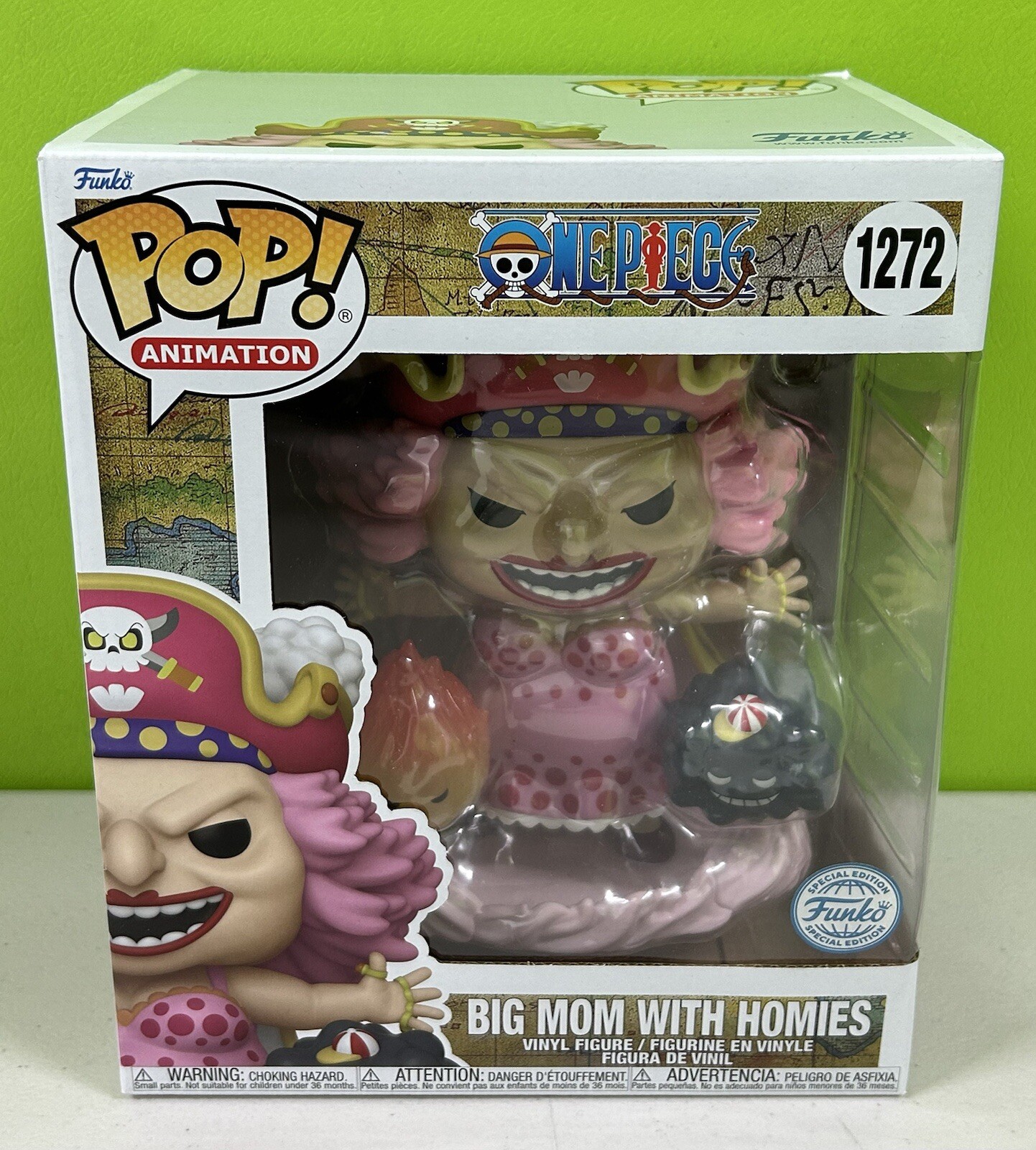 BIG MOM WITH HOMIES 1272 One Piece Figura Funko Pop 6 pulgadas NUEVO