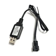 Original 7.4V Lithium Battery Charger USB Charging Cord for 1/12 MN RC Car