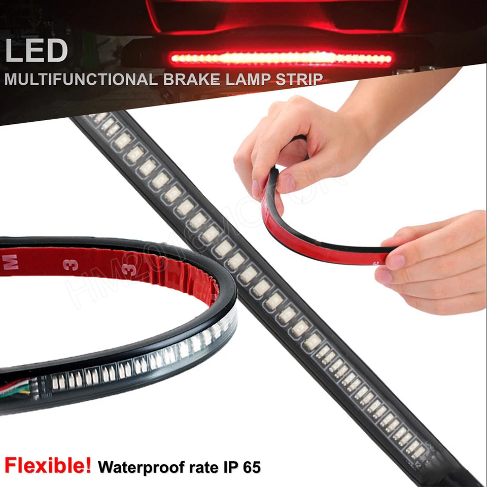 Lanterna traseira 4x tiras de LED para Kawasaki Vulcan 88 750 800 900 1500 1700 2000 - Imagem 4 de 4