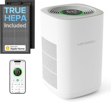 True HEPA Air Purifier for Home Bedroom Large Room 1,050 Sq Ft White 