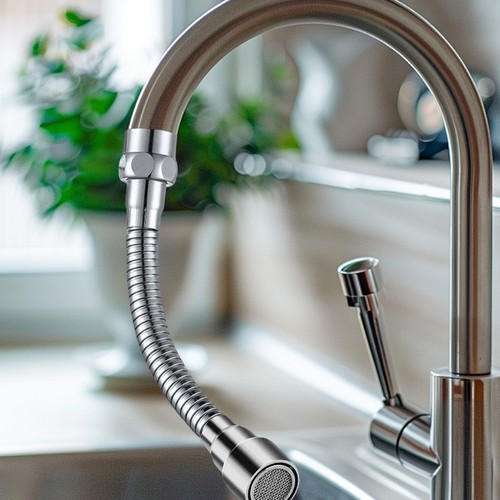 360° Rotating Flexible Faucet Extender Kitchen Sink Tap Faucet Extender Hose - Picture 5 of 12