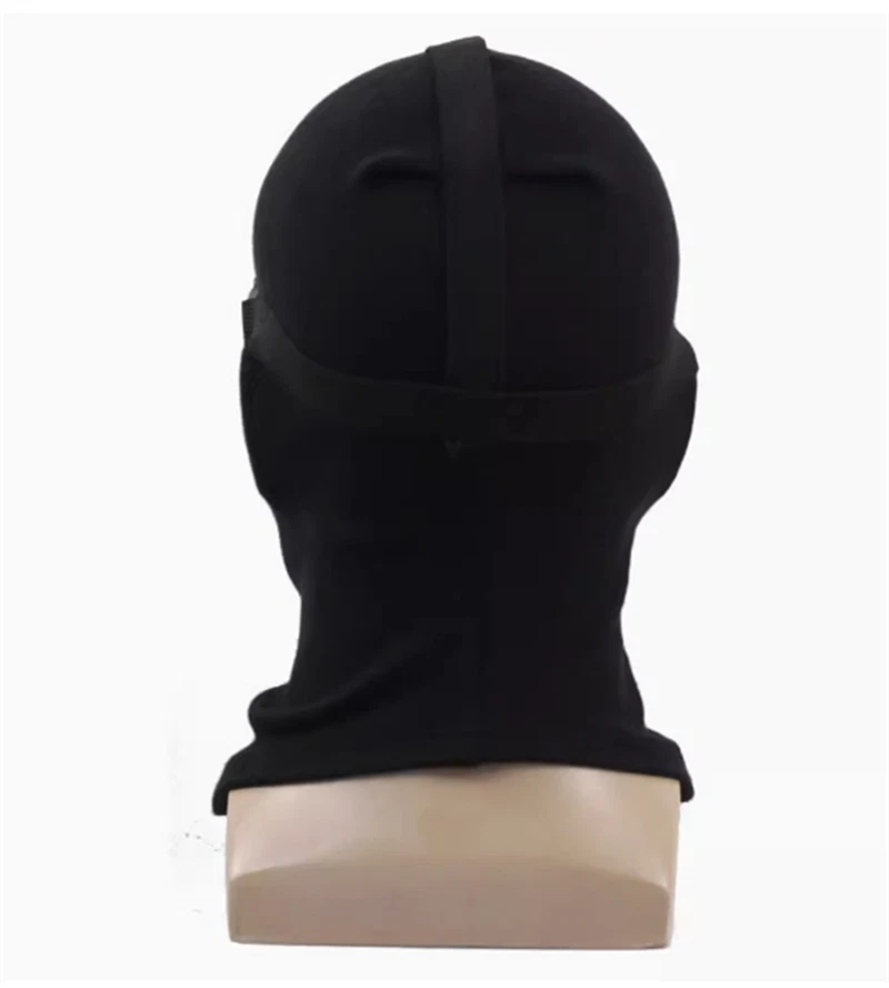 Spider-Man：Far From Home Cosplay Black Knitted Face Mask Halloween Party Prop  - Image 3 of 3