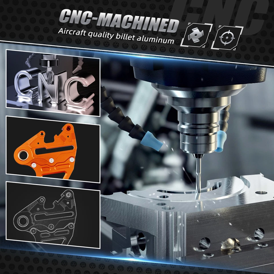 CNC Rear Brake Disc Guard Protection For KTM 250 300-500 EXC F XCW TPI 2004-2023 - Image 4 of 4