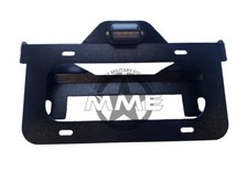 Illuminated Flip-Up License Plate Bracket for Winch Fairlead