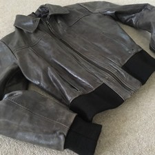 Real Leather Jacket - Size 10