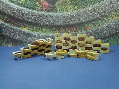 Faller H0 - Modular Block Wall with Vegetation / Used in Very Good Condition