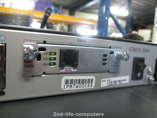 Cisco 1800 Series 1840 CISCO1841 47-17016-03 DPH Incl: HWIC 1ADSL module - Bild 2 von 2